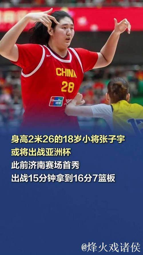 张子宇：我没大家想的那么高 大概2米23左右