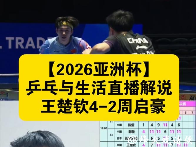 2026乒乓球世界杯现场直播全解析 2026乒乓球世界杯现场直播全解析